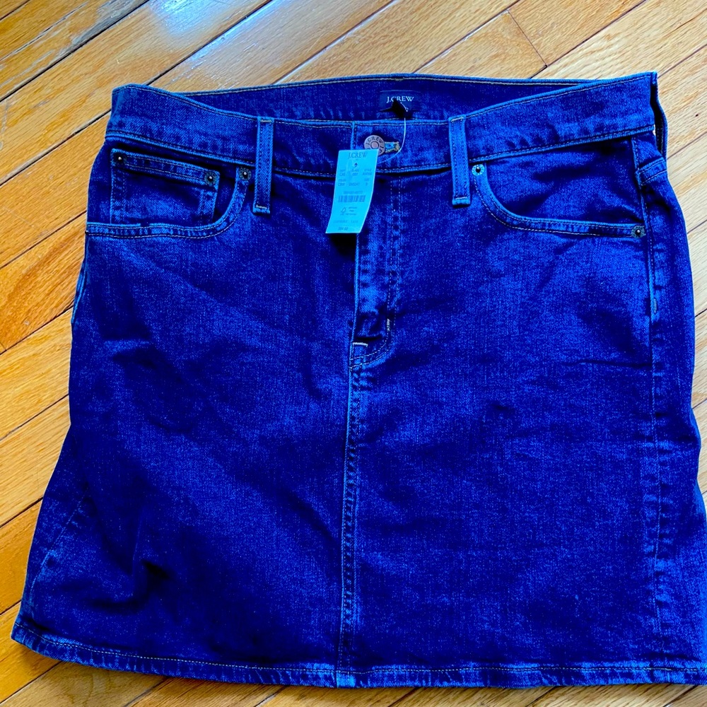 NWT JCREW denim skirt